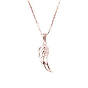 92.5 Solid Sterling Silver Cubic Zirconia Necklace